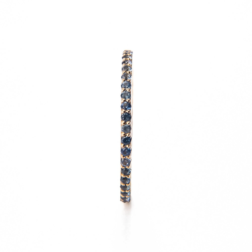 Aurora Stack Ring (Dark Blue)