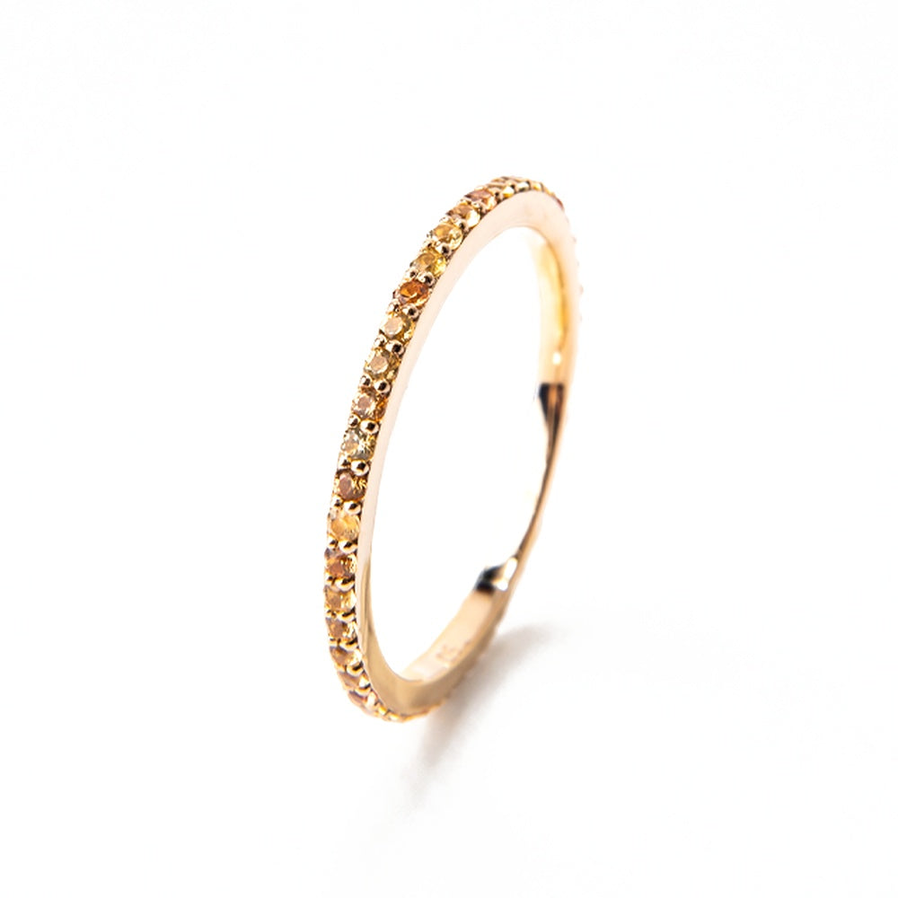 Aurora Stack Ring (Orange)