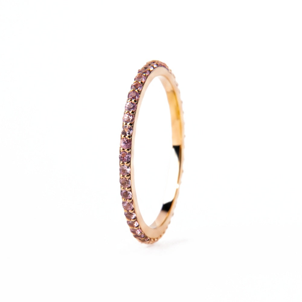 Aurora Stack Ring (Pink)