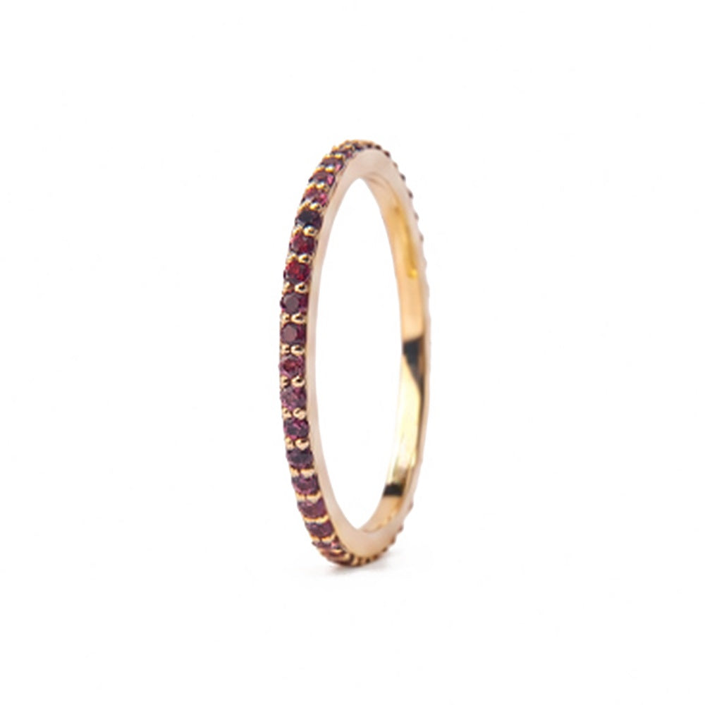 Aurora Stack Ring (Red)
