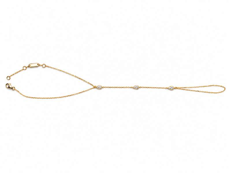 Electra Teardrop Hand Chain