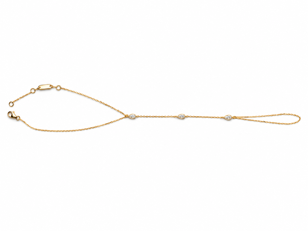 Electra Teardrop Hand Chain