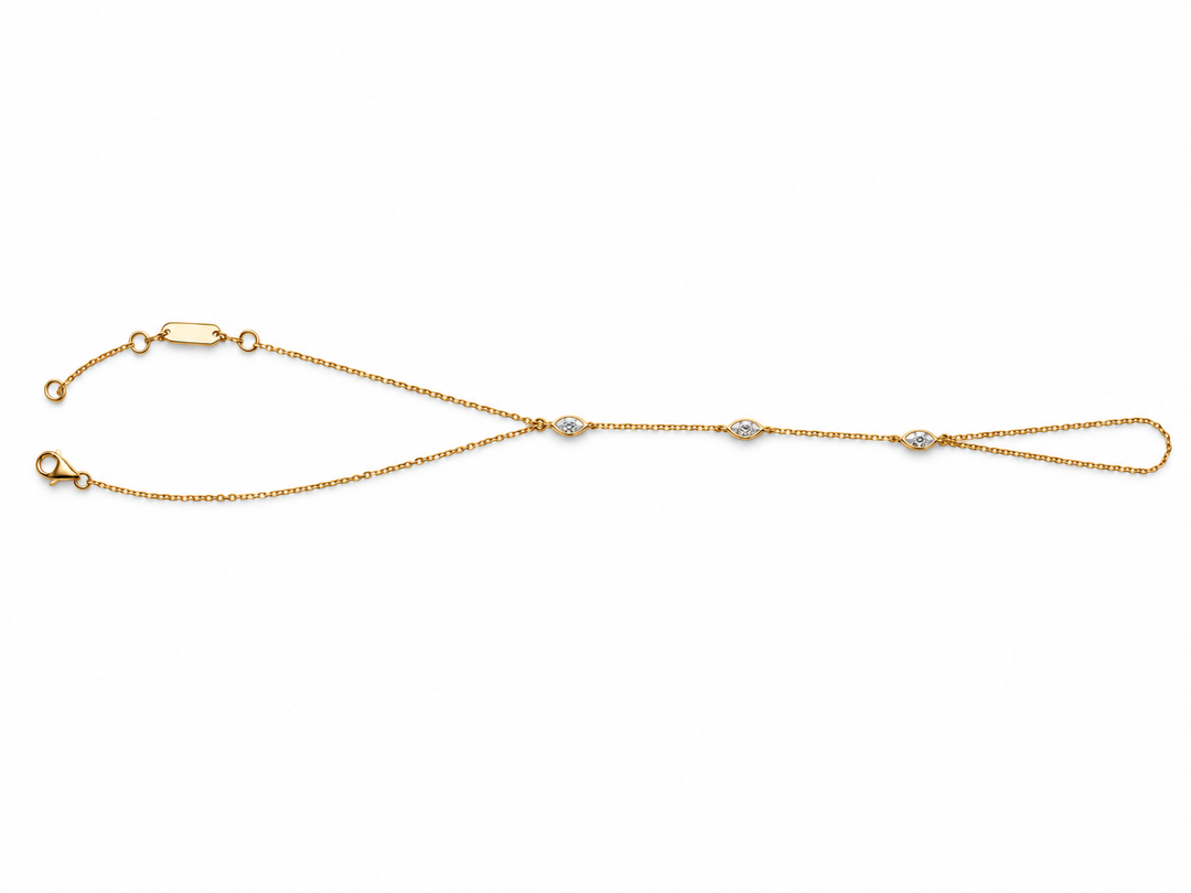 Slara Marquise Handchain