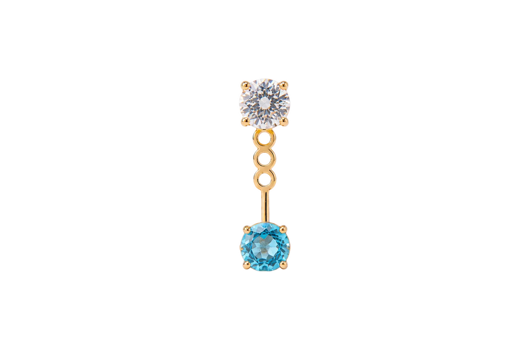 Asteria Circle Backing Earring