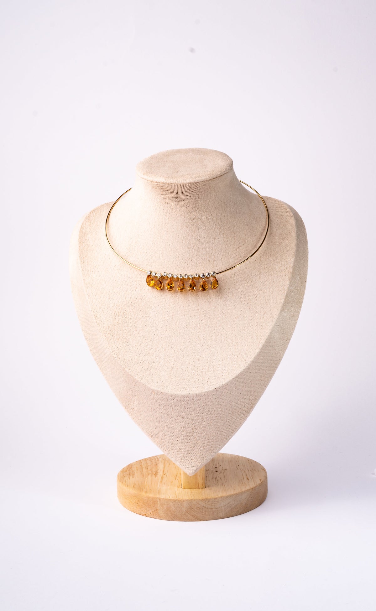 Lumiere Necklace (Citrine) (7 stone)